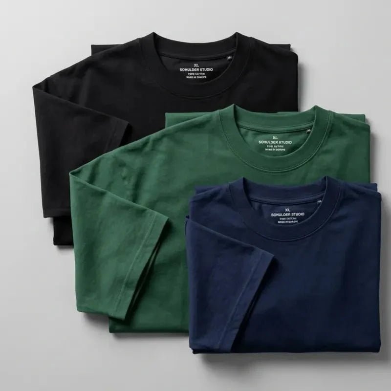 3 Premium Oversized Drop Shoulder T-Shirts - Swanah