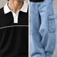 Ultimate Bundle Pack – Contrast Collar Polo & Wide-Leg Cargo Jeans
