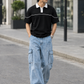 Ultimate Bundle Pack – Contrast Collar Polo & Wide-Leg Cargo Jeans