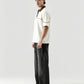 Monarch Polo — Ivory & Espresso Brown Contrast Collar - Swanah