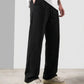 Premium Pure Cotton Baggy Black Trouser - Swanah