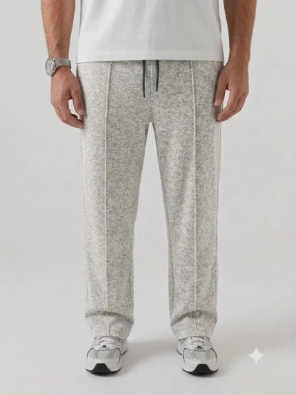 Premium Pure Cotton Baggy Heather Grey Trouser - Swanah