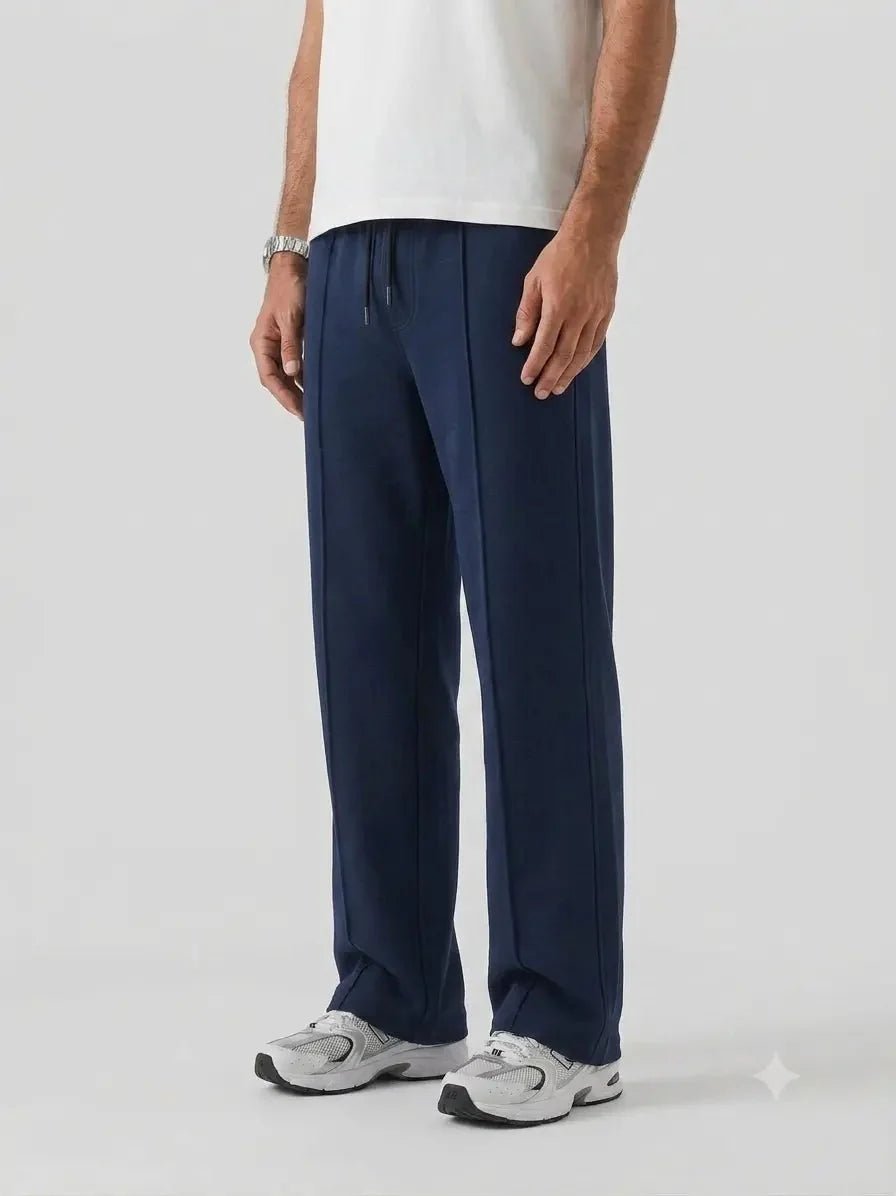 Premium Pure Cotton Baggy Navy-Blue Trouser - Swanah