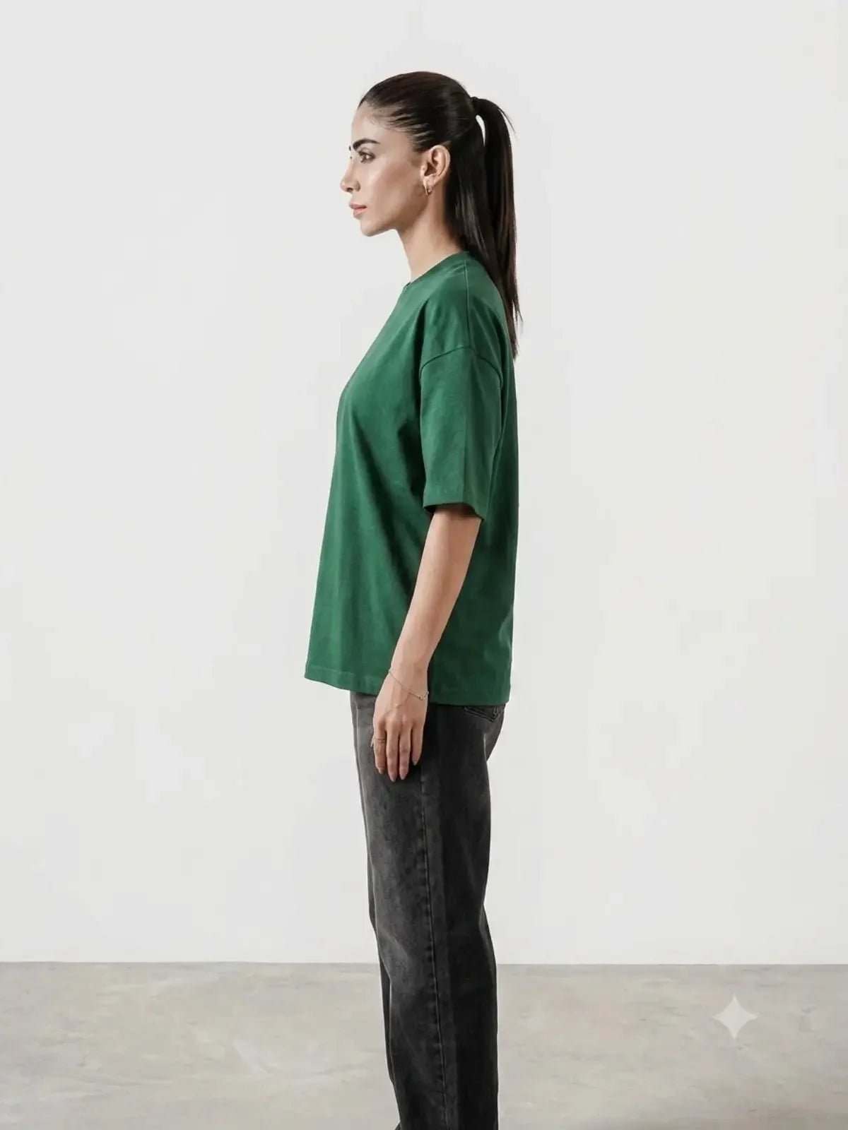 Premium Pure Cotton Drop-Shoulder T-Shirt - Swanah
