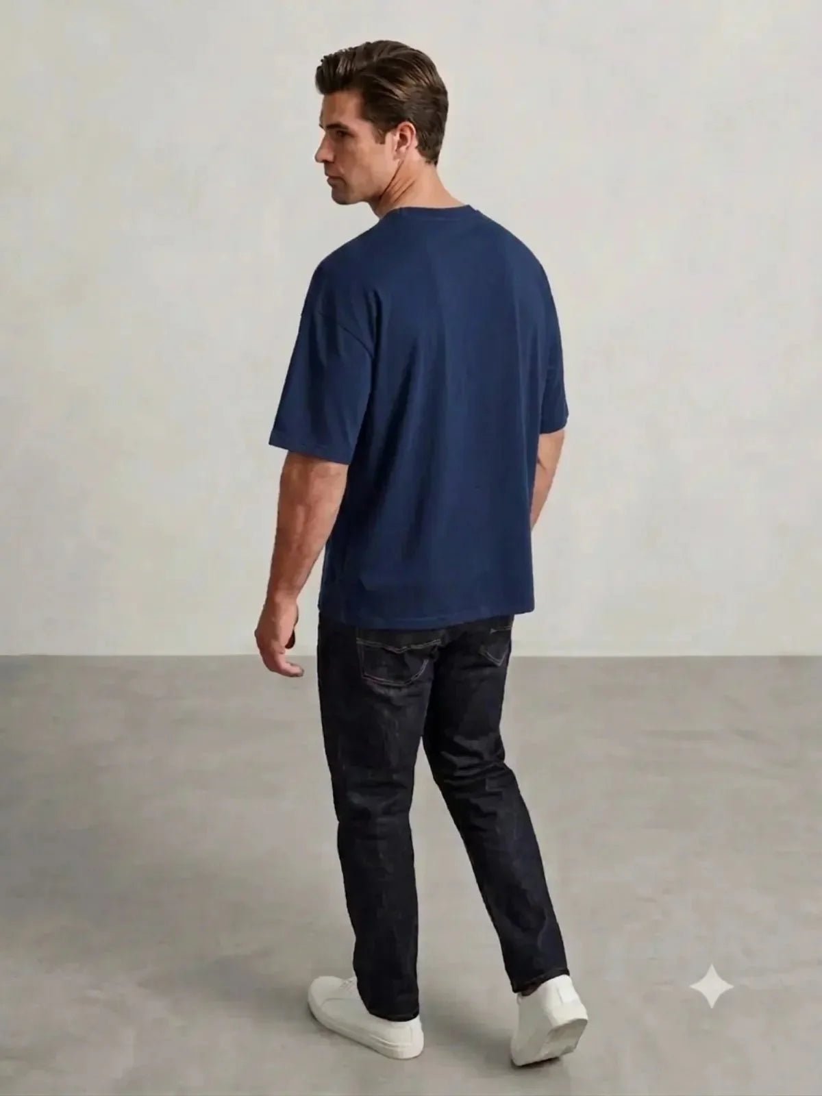 Premium Pure Cotton Drop-Shoulder T-Shirt - Swanah