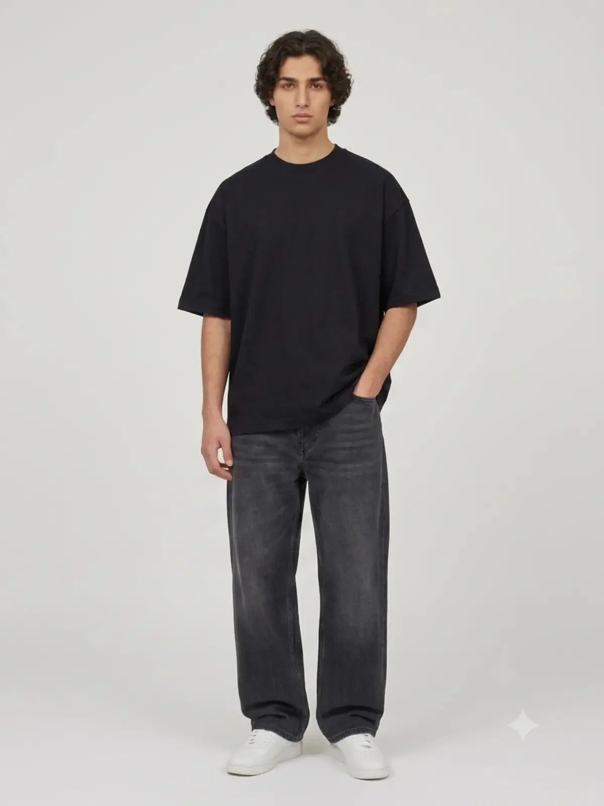 Premium Pure Cotton Drop-Shoulder T-Shirt - Swanah