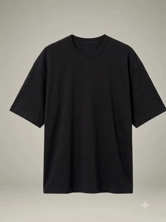 Premium Pure Cotton Drop-Shoulder T-Shirt - Swanah