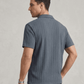 Swanah Men's Premium Textured Knit Polo Shirt - Grey - Swanah